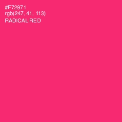 #F72971 - Radical Red Color Image