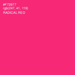 #F72977 - Radical Red Color Image