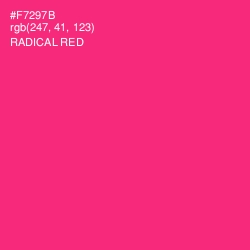 #F7297B - Radical Red Color Image