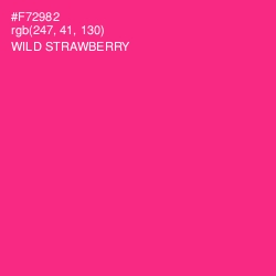 #F72982 - Wild Strawberry Color Image