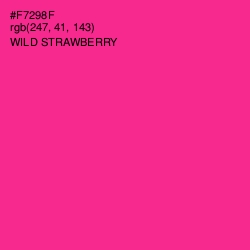 #F7298F - Wild Strawberry Color Image