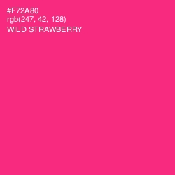 #F72A80 - Wild Strawberry Color Image