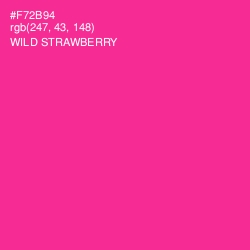 #F72B94 - Wild Strawberry Color Image