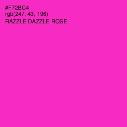 #F72BC4 - Razzle Dazzle Rose Color Image