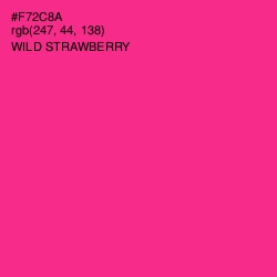 #F72C8A - Wild Strawberry Color Image