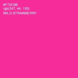 #F72C9B - Wild Strawberry Color Image