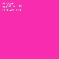 #F72CAF - Persian Rose Color Image