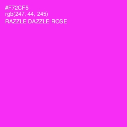 #F72CF5 - Razzle Dazzle Rose Color Image
