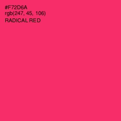 #F72D6A - Radical Red Color Image