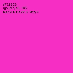 #F72EC3 - Razzle Dazzle Rose Color Image