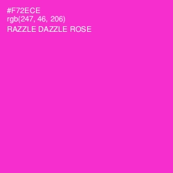 #F72ECE - Razzle Dazzle Rose Color Image