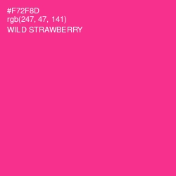 #F72F8D - Wild Strawberry Color Image