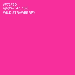 #F72F9D - Wild Strawberry Color Image