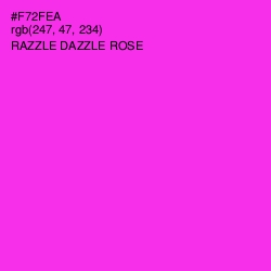 #F72FEA - Razzle Dazzle Rose Color Image