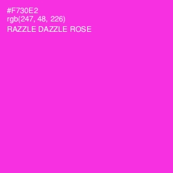#F730E2 - Razzle Dazzle Rose Color Image