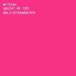 #F73184 - Wild Strawberry Color Image