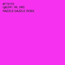 #F731F0 - Razzle Dazzle Rose Color Image
