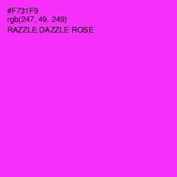 #F731F9 - Razzle Dazzle Rose Color Image