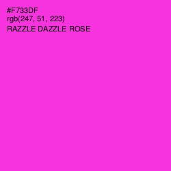 #F733DF - Razzle Dazzle Rose Color Image