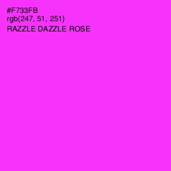 #F733FB - Razzle Dazzle Rose Color Image