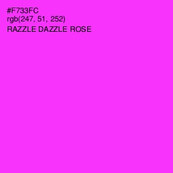 #F733FC - Razzle Dazzle Rose Color Image