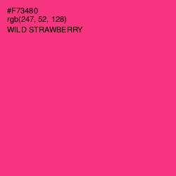 #F73480 - Wild Strawberry Color Image