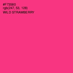 #F73580 - Wild Strawberry Color Image