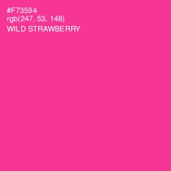 #F73594 - Wild Strawberry Color Image