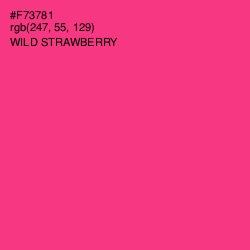 #F73781 - Wild Strawberry Color Image