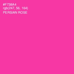 #F738A4 - Persian Rose Color Image