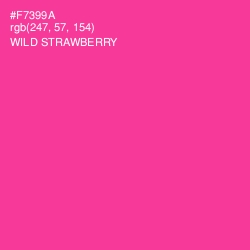 #F7399A - Wild Strawberry Color Image