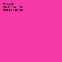 #F739A8 - Persian Rose Color Image