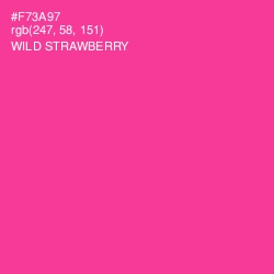 #F73A97 - Wild Strawberry Color Image
