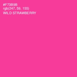 #F73B9B - Wild Strawberry Color Image