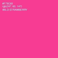 #F73C93 - Wild Strawberry Color Image