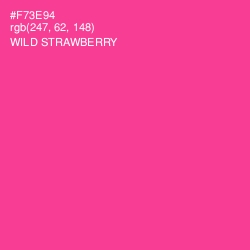 #F73E94 - Wild Strawberry Color Image