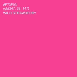 #F73F93 - Wild Strawberry Color Image