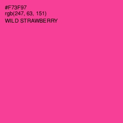 #F73F97 - Wild Strawberry Color Image