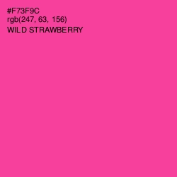 #F73F9C - Wild Strawberry Color Image