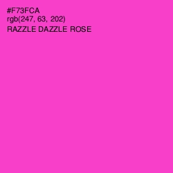#F73FCA - Razzle Dazzle Rose Color Image