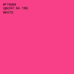 #F74088 - Violet Red Color Image
