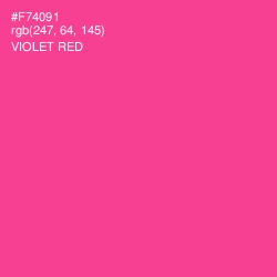 #F74091 - Violet Red Color Image