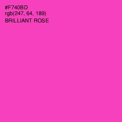 #F740BD - Brilliant Rose Color Image