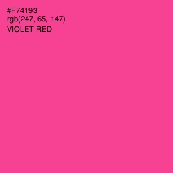 #F74193 - Violet Red Color Image