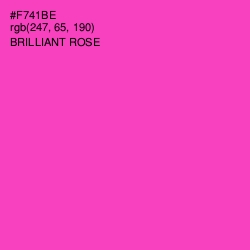 #F741BE - Brilliant Rose Color Image