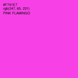 #F741E7 - Pink Flamingo Color Image