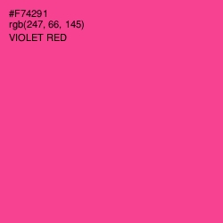 #F74291 - Violet Red Color Image