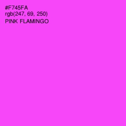 #F745FA - Pink Flamingo Color Image
