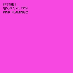 #F749E1 - Pink Flamingo Color Image