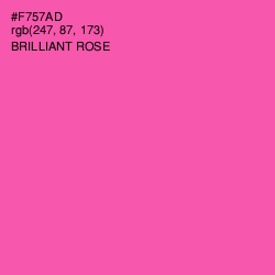 #F757AD - Brilliant Rose Color Image